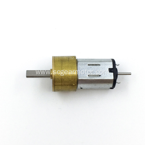 N20 14mm double shaft DC gear reducer motor